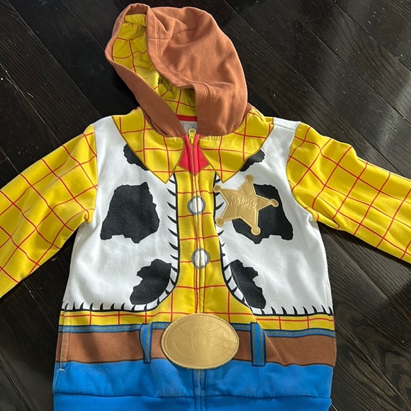 Disney Shirts & Tops Boys Woody Toy Story Zip Up Hoody Poshmark